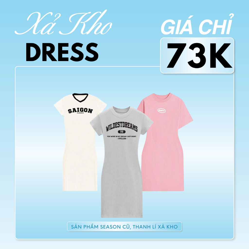 [ Outlet Thanh lí Season cũ ] ĐẦM DÀI FFCLUB MIX  2