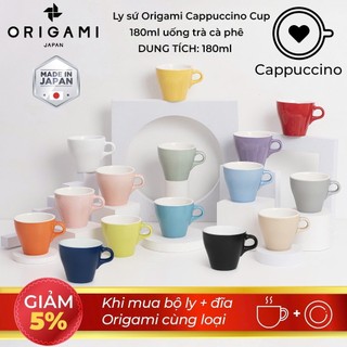Volcano Ly sứ Origami Cappuccino Cup 180ml uống trà cà phê