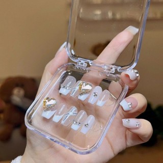  COMBO 5 Hộp Đựng Nail Box Móng Giả Chuyên Dụng Hình Vuông Bo Cạnh Mới Nailbox Sang Trọng Đáng Yêu Đủ Màu 88837 