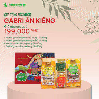 Set quà tặng sức khoẻ GABRI ăn kiêng Nonglamfood | Quà tặng ý nghĩa cao cấp cho người thân