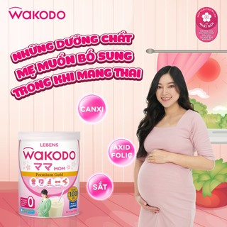 Sữa bầu Wakodo Mom 830g và 300g Nhật Bản dành cho mẹ bầu và sau sinh Date 6/2025