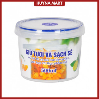 Hộp Đựng Thực Phẩm Tròn Four Lock Song Long 500ml 2512