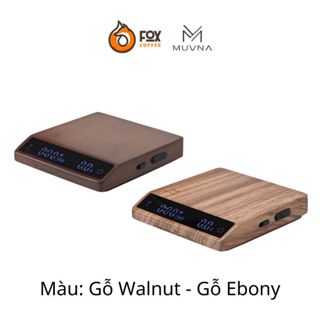 Cân Điện Tử Gỗ Màn Hình Góc Xiên Đa Chức Năng MUVNA | Wooden Electronic Scale