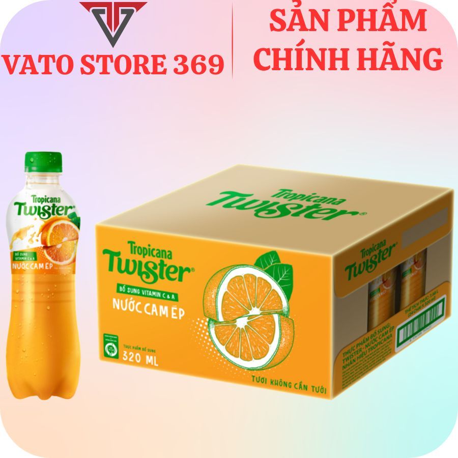 Nước cam ép TWISTER TROPICANA chai 320ml