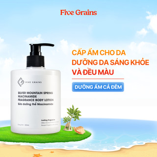 Sữa dưỡng thể Five Grains dưỡng ẩm làm trắng Niacinamide - Unisex 500ml