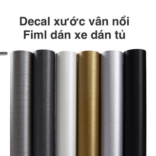 decal nhôm xước dán tủ lạnh, dán xe dán nội thất
