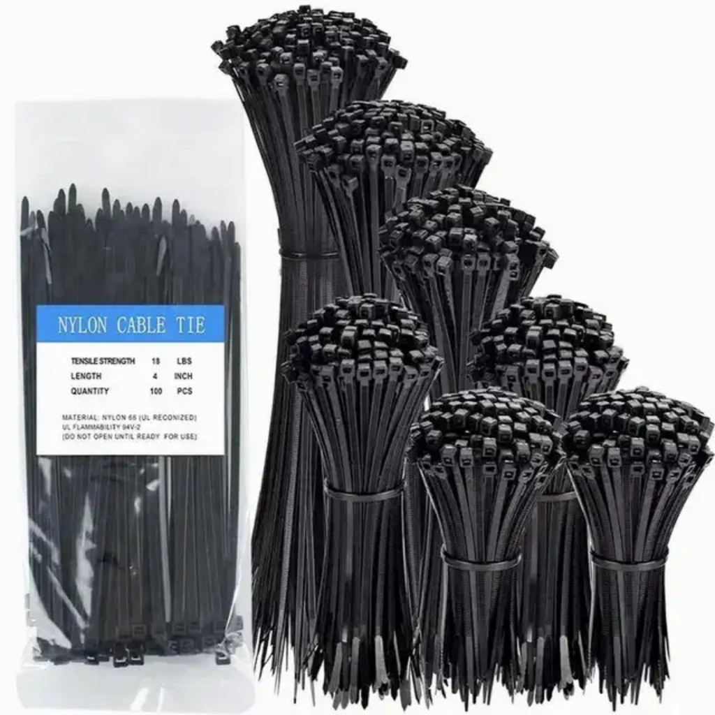1000 Sợi Dây Rút Nhựa Nylon PA66 Lớn, Nhỏ Các Cỡ