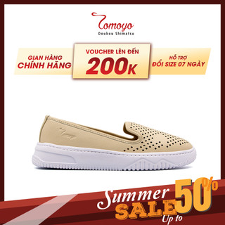 Giày sneaker nữ tomoyo da microfiber "siêu cá tính" tmw20909