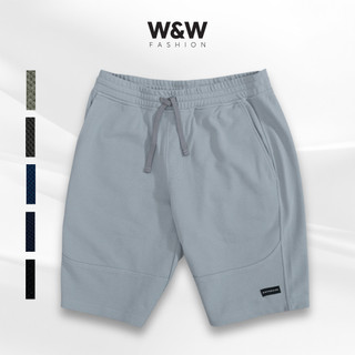 Quần Short Nỉ Nam W&W Vải Gió Cạp Chun, Thoáng Mát, Dáng Thể Thao Trẻ Trung WSH54K