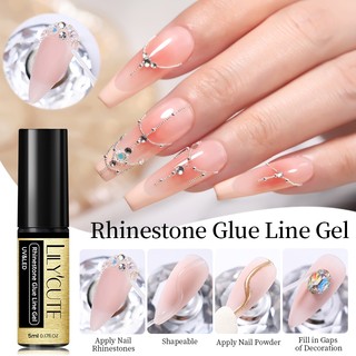 LILYCUTE Keo Dán Dùng Đính Đá Trang Trí Móng Tay Tiện Dụng