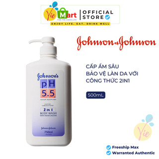 Sữa tắm johnson's adult ph 5.5 nourishing body wash with almond oil 750ml