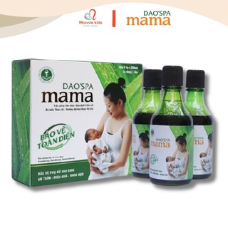 Nước tắm gội thảo dược Dao'spa Mama cho mẹ, dung dịch tắm xông phụ nữ sau sinh sản - Monnie Kids
