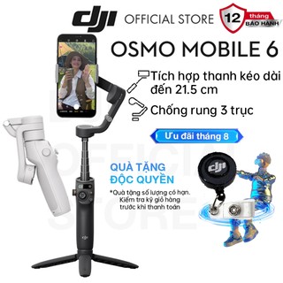 Gimbal chống rung điện thoại DJI Osmo Mobile 6 có thể kéo dài (DJI OM 6)