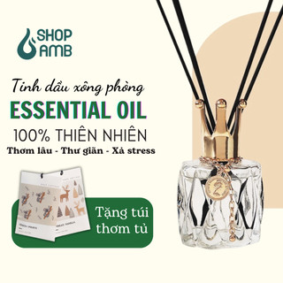 Tinh dầu thơm phòng Season Hill hương sang trọng ngọt ngào cho an toàn cho sức khỏe Lọ tinh dầu khuyếch tán kèm que