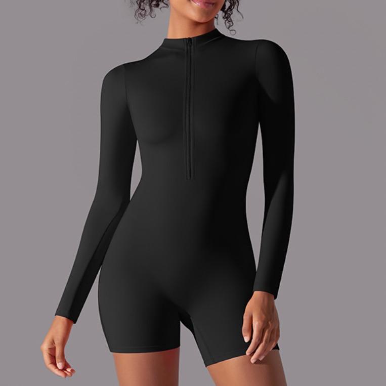 Set Tập Gym Yoga Aerobic Thể Thao Nữ Liền Thân Tay Dài Chạy Bộ Thoải Mái Beyour Sport