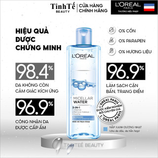 Nước tẩy trang cho mọi loại da L'Oreal Paris 3-in-1 Micellar Water 400ml