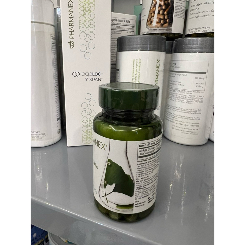 Thực Phẩm Bảo Vệ Sức Khỏe Nuskin BioGinkgo 27/7 Tăng Cường Trí Nhớ Cho Não - Hộp 60 viên