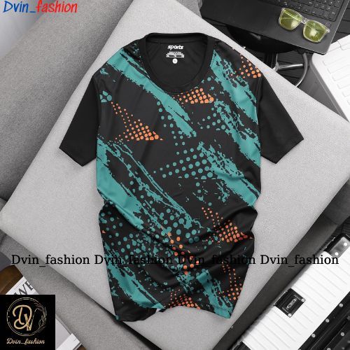 Áo thun nam(Loang có tay) , áo thun nam họa tiết chất thun poly lạnh co giản 2 chiều mềm min Dvin_fashion