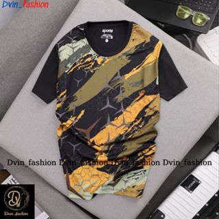 Áo thun nam(Loang có tay) , áo thun nam họa tiết chất thun poly lạnh co giản 2 chiều mềm min Dvin_fashion