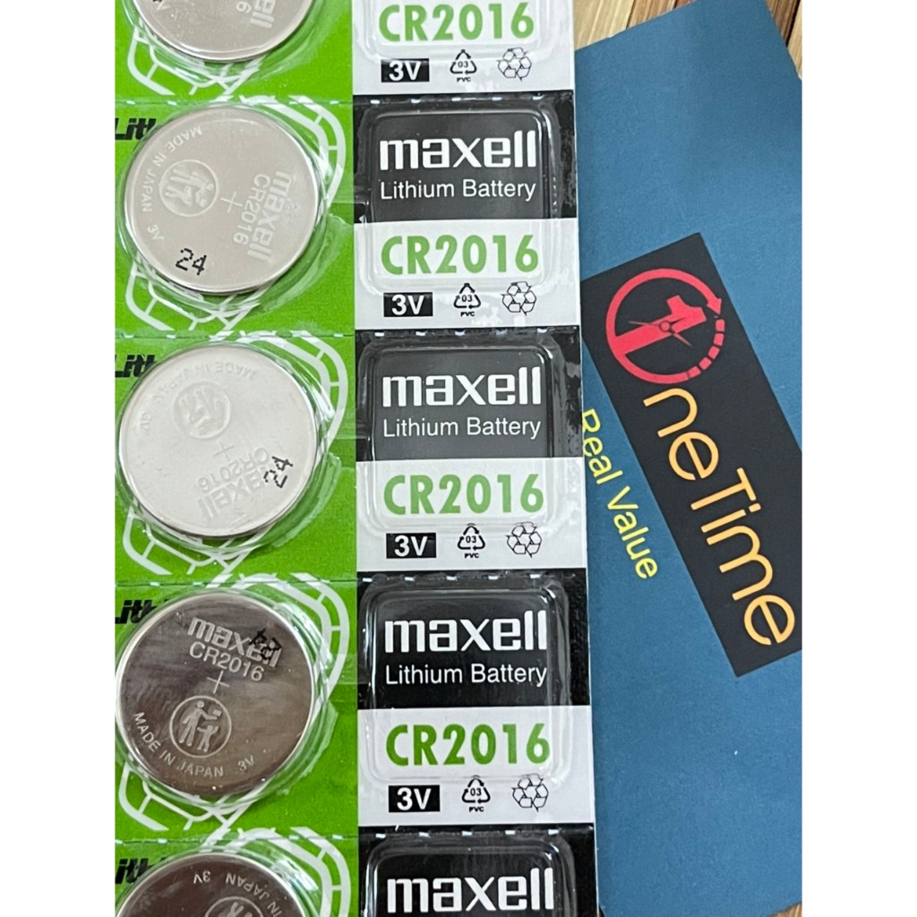 Vỉ 5 viên pin Maxell CR2016 3V chính hãng Nhật Bản, pin maxell 2016 thay cho điều khiển các loại