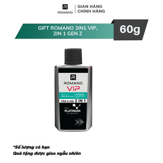 [GIFT] Tắm gội 2in1 cao cấp Romano VIP 60g