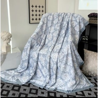 Chăn hè Lụa Thái M2T BEDDING mềm mịn mát không phai màu không dồn bông kích thước 2mx2m3