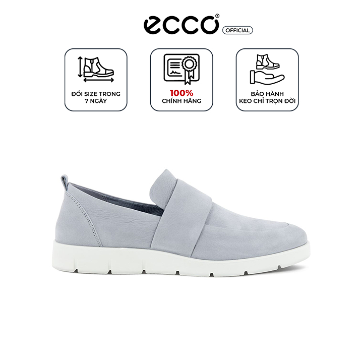 Giày lười nữ Ecco Bella - Silver Grey