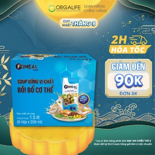 Hộp quà (2 lốc) 1 tuần bồi bổ cơ thể thay thế bữa ăn, ổn định đường huyết, dễ hấp thu, tăng đề kháng Fomeal Care