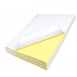 Decal Giấy Đế Vàng A3 xấp 100 tờ