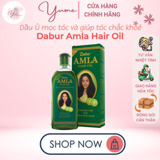 Dầu ủ dưỡng tóc Amla Hair oil Dabur mọc tóc, đen bóng mượt