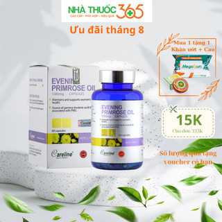 Tinh Dầu Hoa Anh Thảo Úc Careline 1000mg Hỗ Trợ Giảm Đau Bụng Kinh - 60 Viên