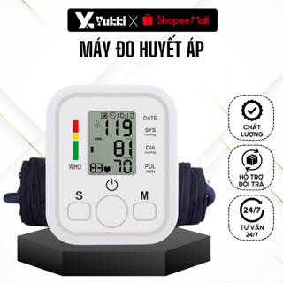 Máy Đo Huyết Áp, Đo Nhịp Tim Điện Tử Bắp Tay Tự Động Giọng Nói Tiếng Việt ( YUKKI STORE)