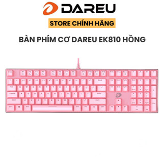Bàn phím cơ Dareu EK810 Hồng Pink / Blue - Brown - Red Switch