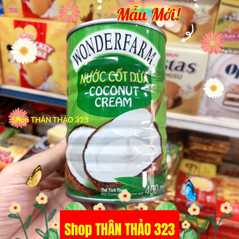 NƯỚC CỐT DỪA ĐÓNG LON WONDERFARM 400ml