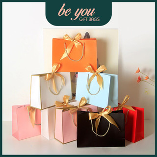 "Giá Sỉ - Set 10" Túi Giấy Qùa Tặng Cao Cấp Dây Ruy Băng Xinh Xắn - Be You Gift Bag