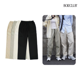 Quần Kaki Ống Rộng BOIZCLUB Lưng Thun Dáng Suông Nam Nữ