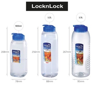 Bình nhựa đựng nước lock&lock dung tích 900ml 1.2l 1.5l