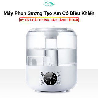 Máy Phun Sương Tạo Độ Ẩm Không Khí Giúp Khuếch Tán Tinh Dầu Dung Tích 3 Lít Công Suất 28W Có Điều Khiển