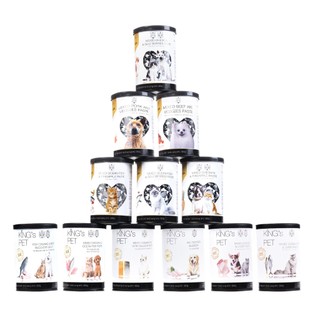 [Combo tiết kiệm] Pate King's Pet cho chó mèo  lon 380g thơm ngon nhiều vị