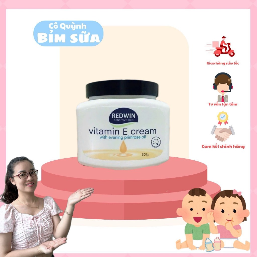 Kem dưỡng da Vitamin E Redwin Úc