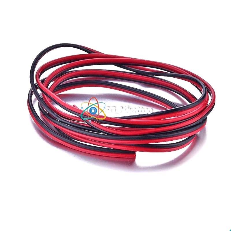 5M Dây điện đôi đỏ đen 2468.26AWG