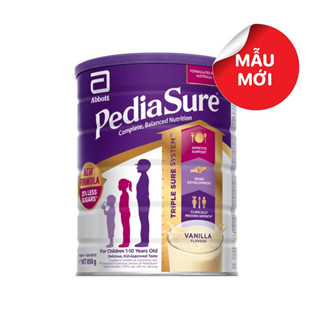 [HSD 09/2025] Sữa PediaSure Úc Vị Vani Vanilla Nắp Tím - Sữa Bột Công Thức 850g cho trẻ trên 1 tuổi