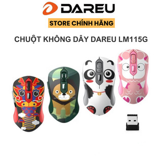 Chuột không dây Dareu LM115G hình thú ( Cừu / Rồng /Sư Tử / Gấu)