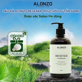 Dầu xả ngăn rụng tóc phục hồi hư tổn từ gốc cho tóc khô xơ ALONZO Premium Regener chính hãng Úc 500ml