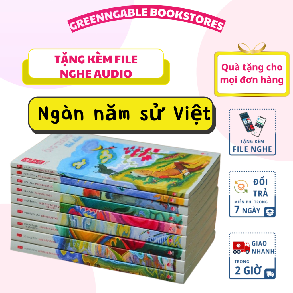 Combo 9 cuốn Ngàn năm sử Việt