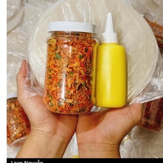 2 set bánh tráng phơi sương - muối tôm hành phi bơ béo ngậy chuẩn tây ninh
