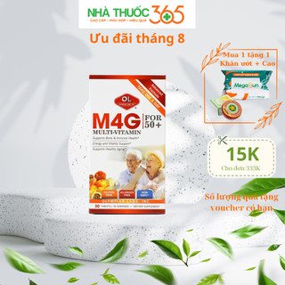 Viên Uống Bổ Sung Vitamin M4G Multi Vitamin For 50+ Cho Người Trên 50 Tuổi Olympian Labs Hộp 30 Viên