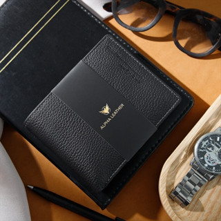 Ví Da Thủ Công Nhập Khẩu - Bóp Ví Da Bò Cao Cấp Sang Trọng Nhiều Ngăn - Alpha Leather