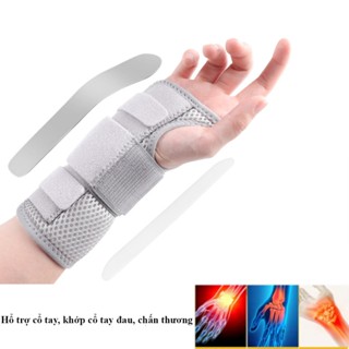 Nẹp cố định cổ tay đau chấn thương, hổ trợ khớp cổ tay hội chứng ống cổ tay