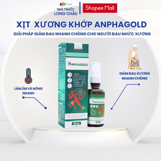 Chai Xịt Giảm Nhanh Đau Nhức Xương Khớp AnphaGold Chính Hãng